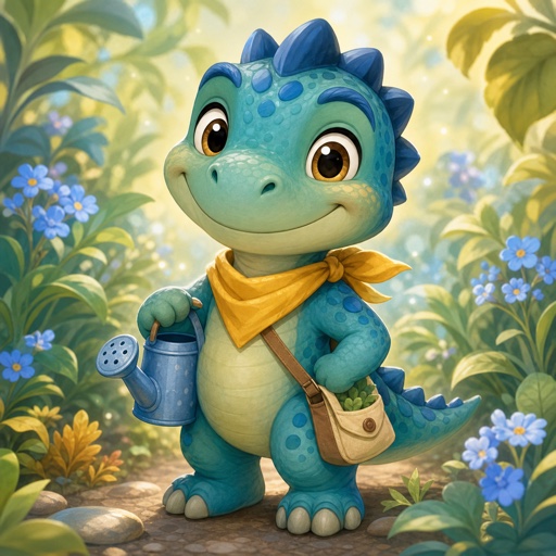 Deklan's dinosaur gardener